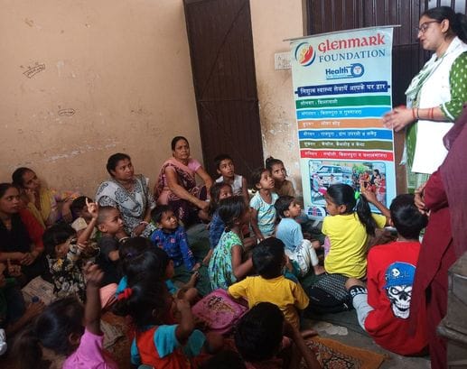 Nutrition and hygiene camp organized in Anganwadi Centre Sandoli