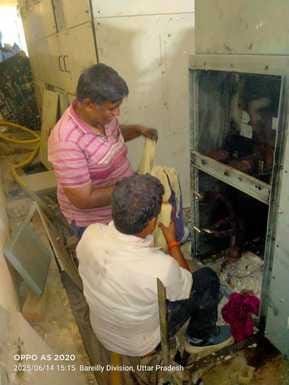 Eight thousand consumers of the city were disrupted for 12 hours