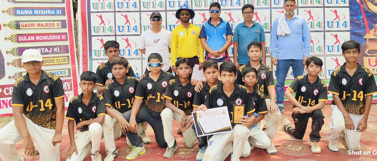 Ghulam Moinuddin and Laxmi Hazariya XI won the match