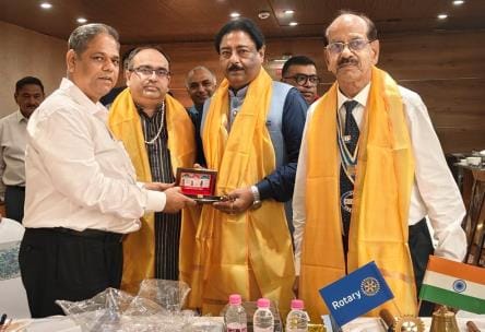 Rotarians should prepare themselves for bigger service works in the future: Nirav Nimesh