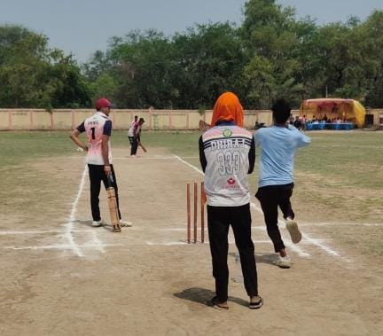 Pipargaon reached the semi-final due to the better performance of Sitaram and Vishwas