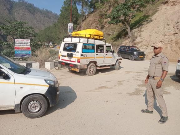 Police kept a close watch on diversion points