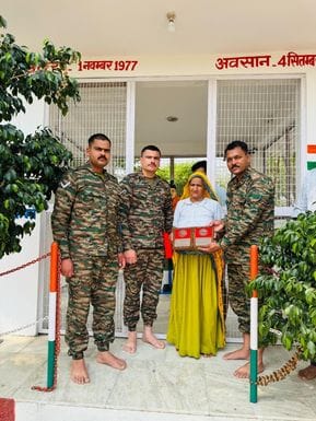 Proud of martyrdom... Every soldier who returns home on leave sees a son