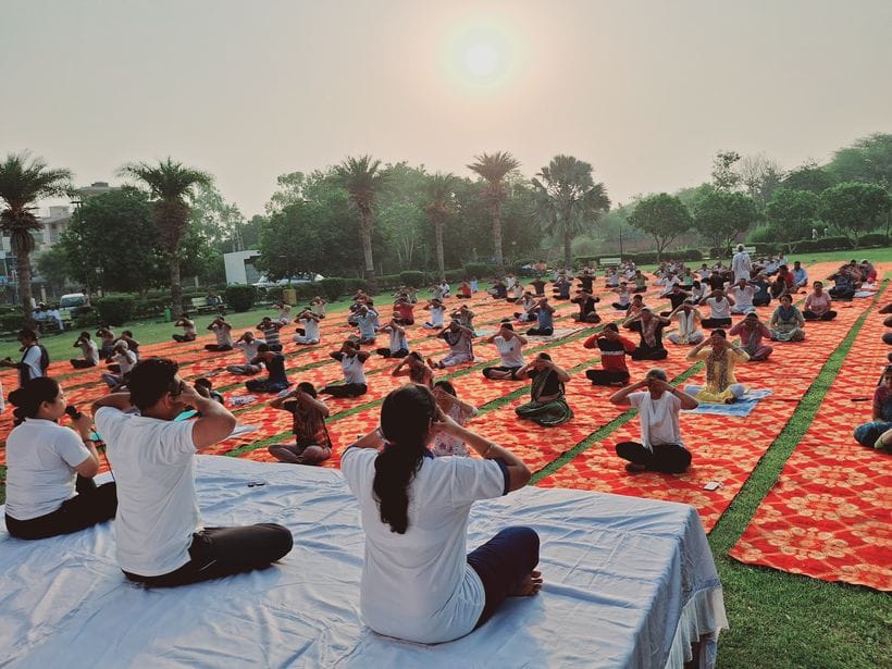Explained the importance of yoga, inspired to make it a part of lifestyle