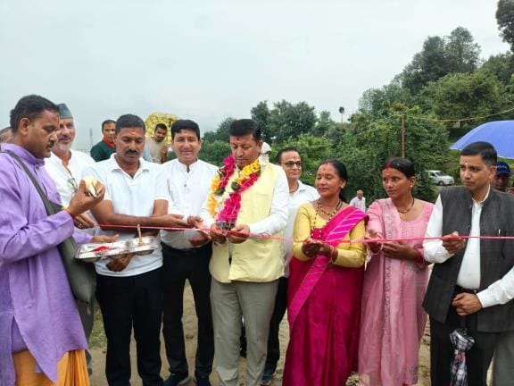 Road improvement work inaugurated