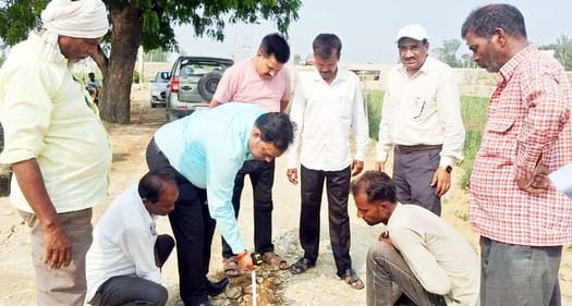Complaint to the MLA about poor road construction