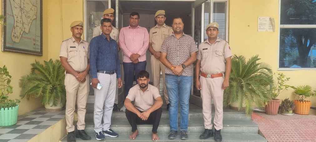 Ajmer: The accused who looted seven lakh from a cumin trader was arrested, Pisangan police and DST took action
