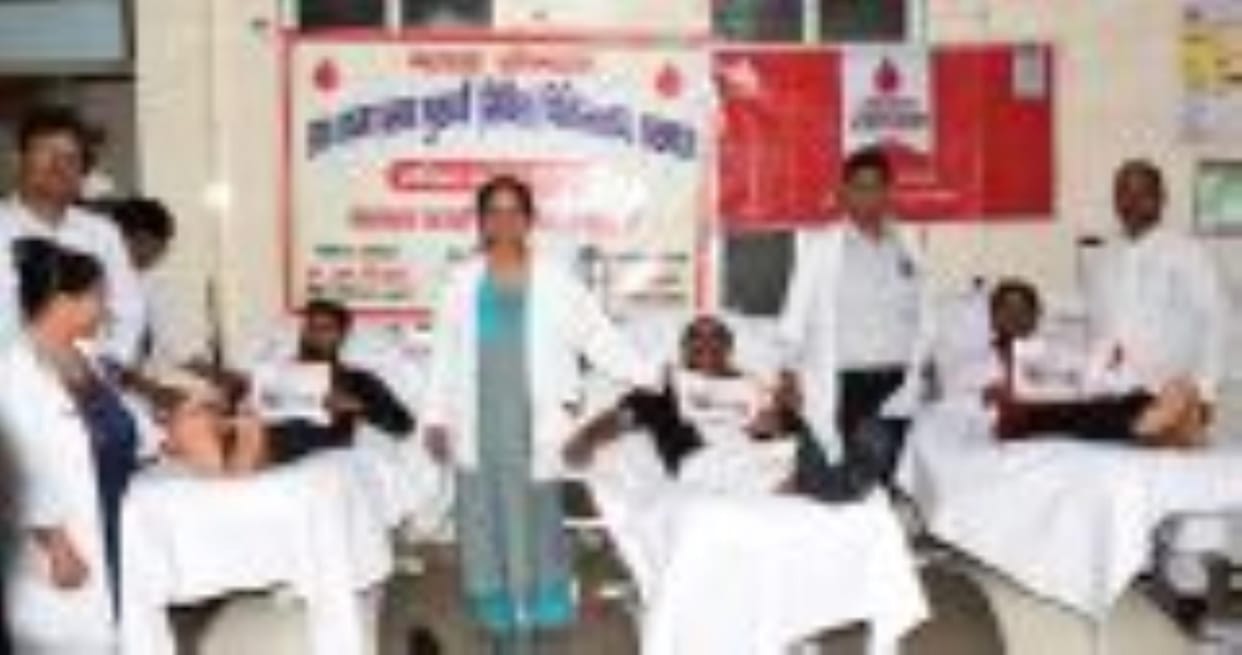A camp was organized in Civil-Balrampur Hospital, 60 people donated blood