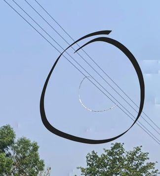 Tampering with the electric wires, sparking caused household appliances and four transformers to burn