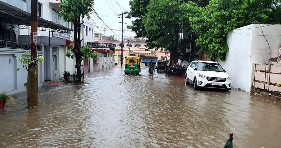 Heavy rain: Water everywhere from city to village