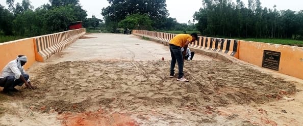 PWD got the access road of Kaimua Nala bridge repaired