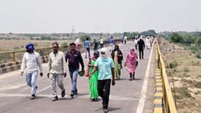 Vehicle movement on Yamuna bridge will remain closed today and tomorrow work will start on pillar number 17