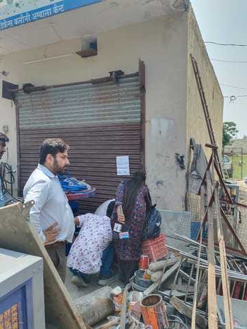 The department and board team will prepare a blueprint of the encroachment