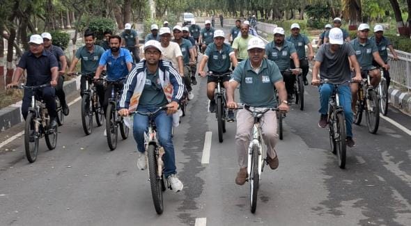 BBAU: Sunday Cycle Campaign gives the message of staying fit