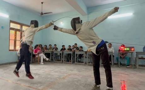 Fencing summer camp inaugurated at India Kids Global School, children from many schools participated