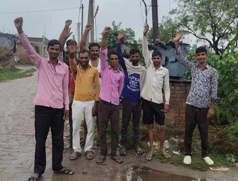 Demonstration for installation of high capacity transformer