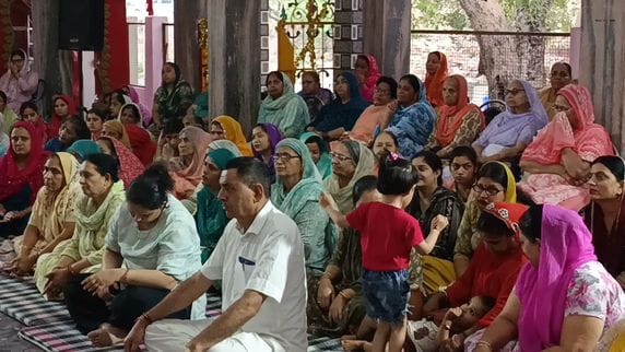 Meeting of Rama and Bharat at Choye Wale Baba Bharti Shiva Temple