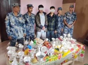 Two arrested with silver and gold plated jewelery