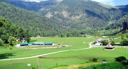 Bhima built the garden in one night