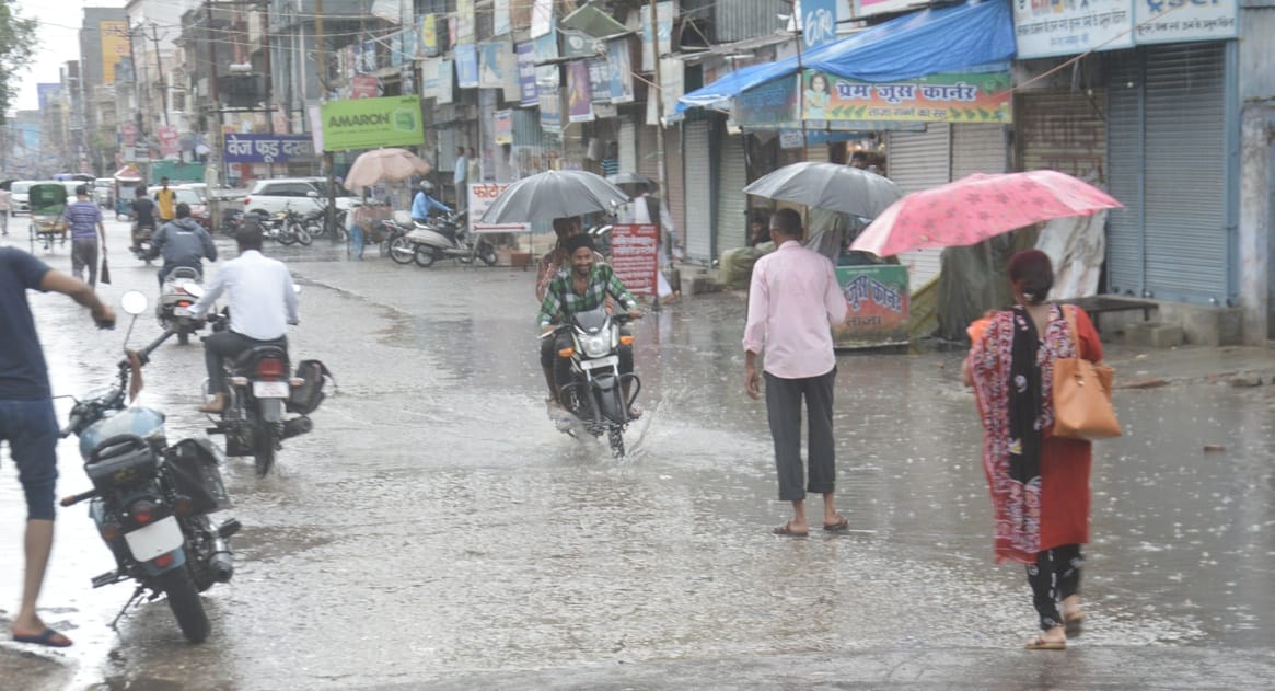 Light rain and strong winds are expected today