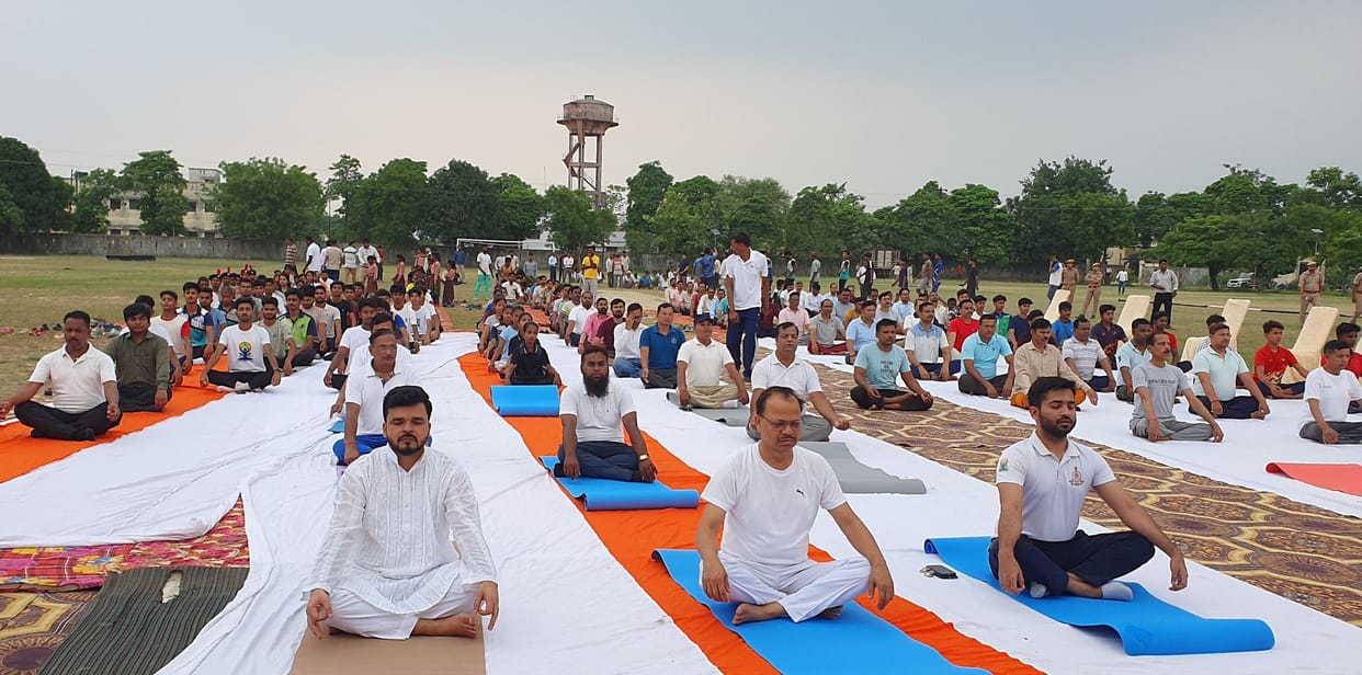Yoga week started with a walk