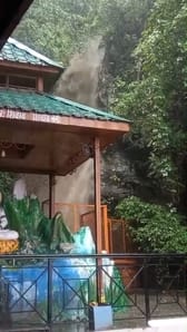 Rain exposed the truth, water entered houses and shops