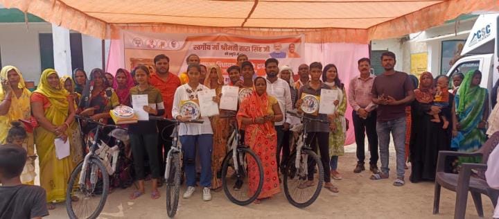 The MLA's team honored the meritorious students