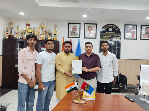 Kisan Chhatra Ekta Sangathan told the problems to the Vice Chancellor