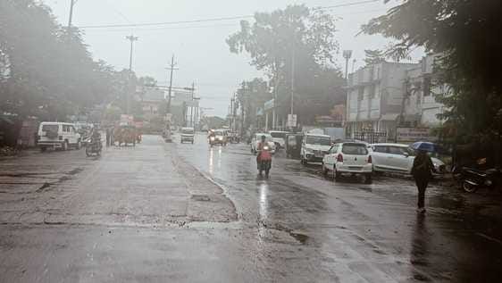 Pre monsoon knocked in Shahdol, heavy rain happened, this year more rain than last year's estimate