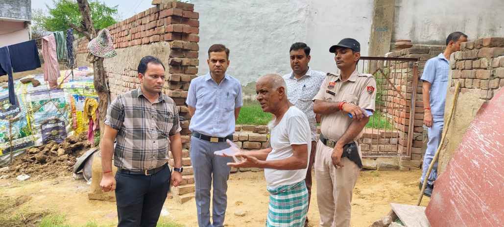 SDM inspected Keshav Nagar