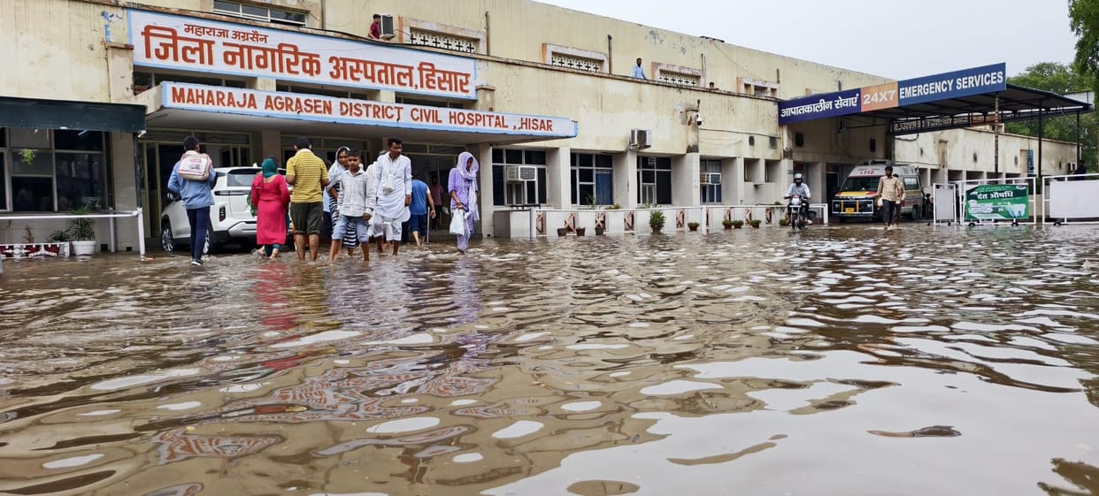 The entire state is wet due to pre monsoon rain
