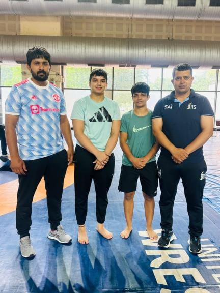 Sai wrestlers Harshita and Shruti will compete in the Under-20 Junior Asian Championship