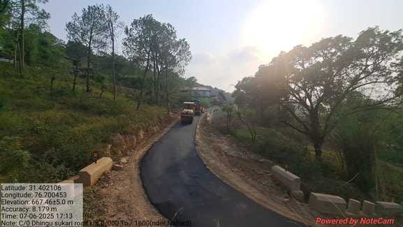 Dhingu-Balli-Sukdi road work in final stage
