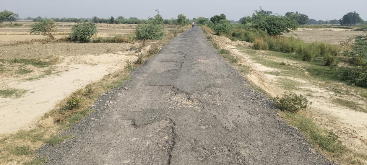 Difficult to walk on rough roads