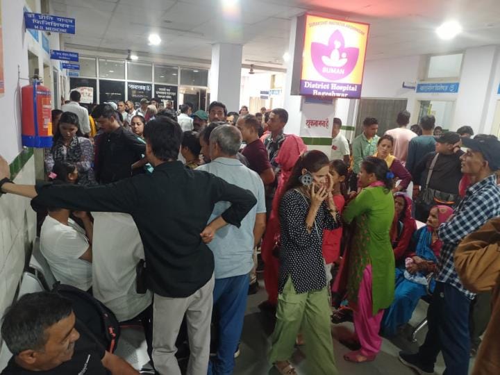 After nose, ear and throat, eye patients are troubled in the district hospital