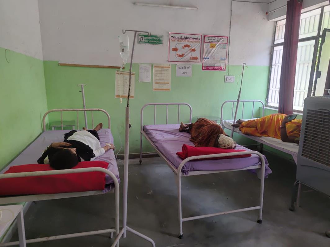 Ward reserved on surge in patients
