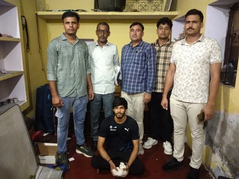 620 grams of heroin recovered from a youth in Franskhana
