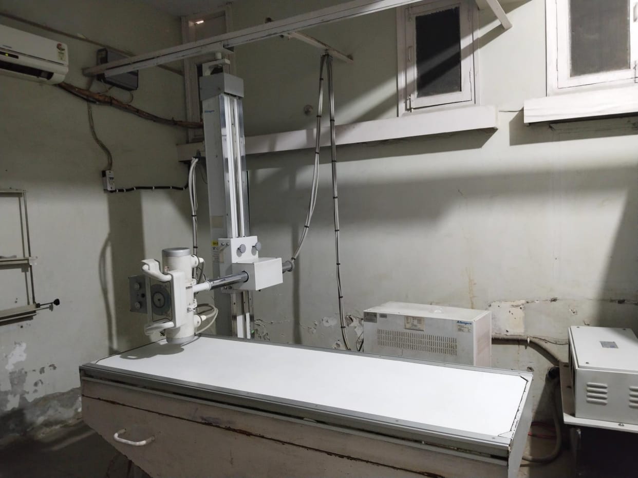 12 year old X-ray machine is no longer useful, new one approved