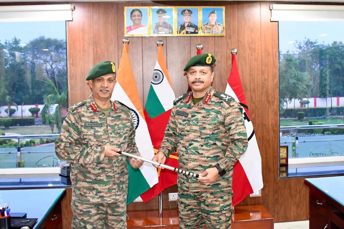 Lt. Gen V Hariharan took command of 1 Corps Mathura