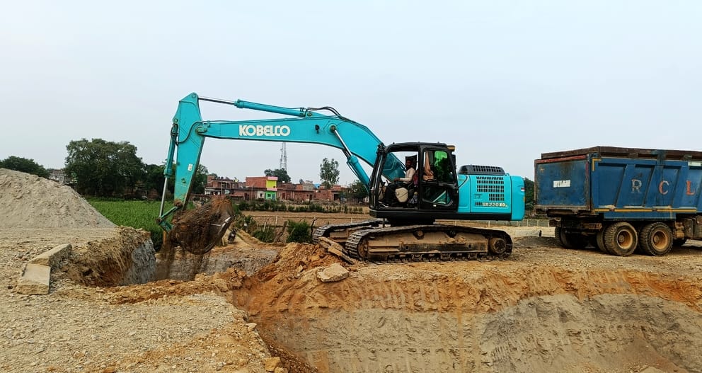 Construction of underpass for Lucknow-Palia highway bypass started