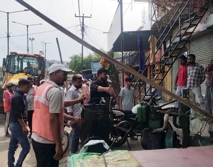 Municipality's bulldozer runs on encroachment