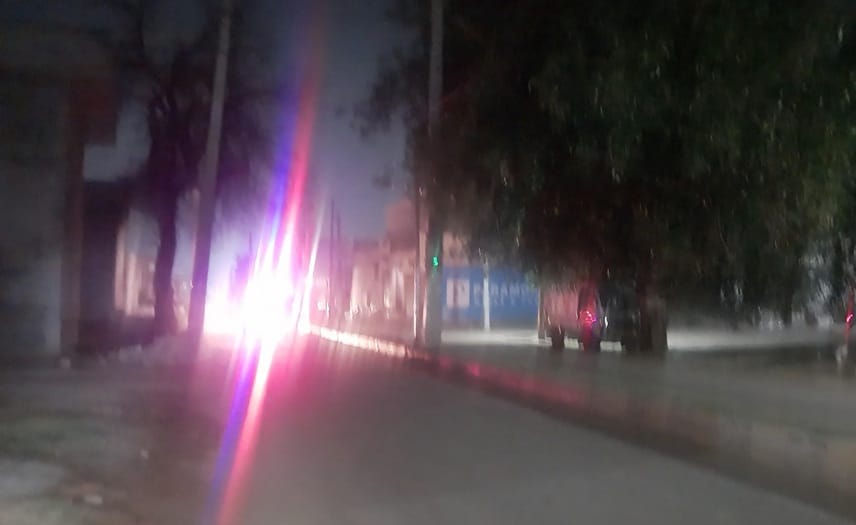 Uchana's main Rajbaha Road is immersed in darkness