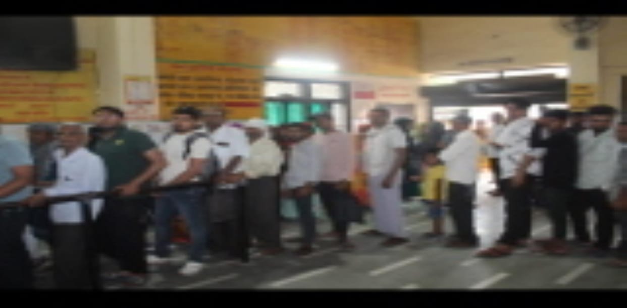There is no lab technician at 14 PHC, blood test cannot be done