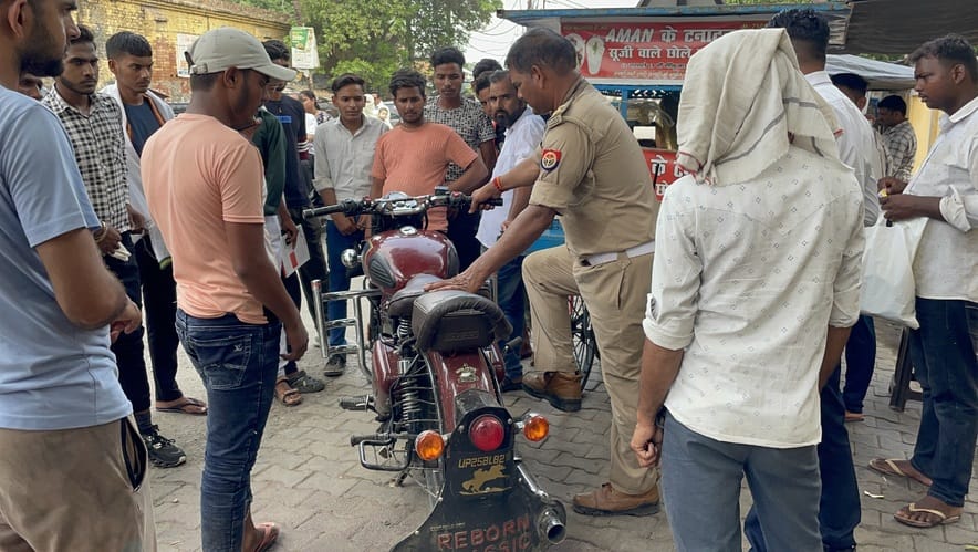 A challan of 10 thousand rupees was issued for a bullet with a modified silencer