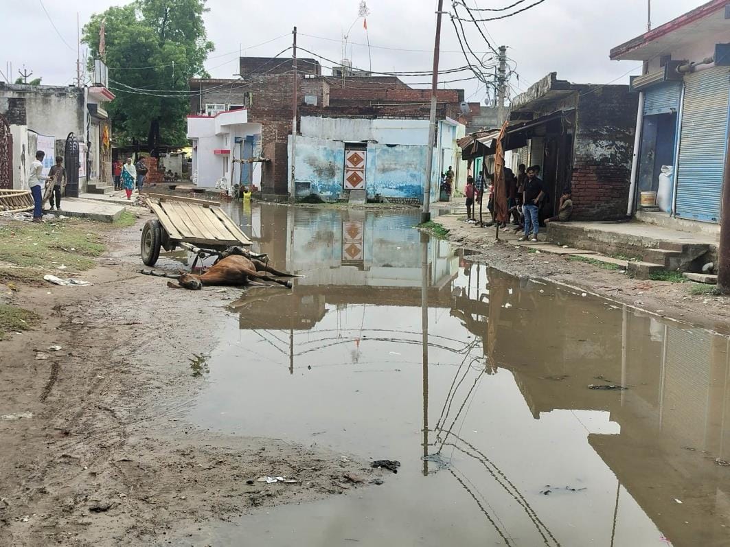 The two hours of heavy rain brought relief at some places and trouble at others