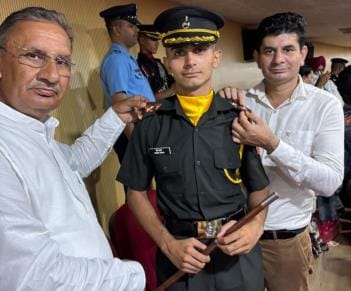 Prince Bamal of Bhatol Jatan became a lieutenant in the Indian Army