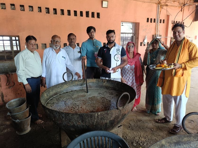 Savamani organized in Shri Gopal Gaushala Buchiyawali