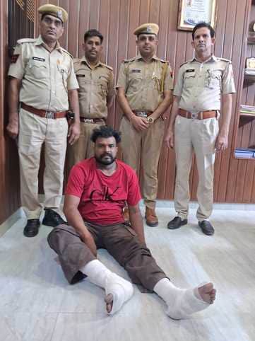 पुलिस ने आरोपी को किया गिरफ्तार