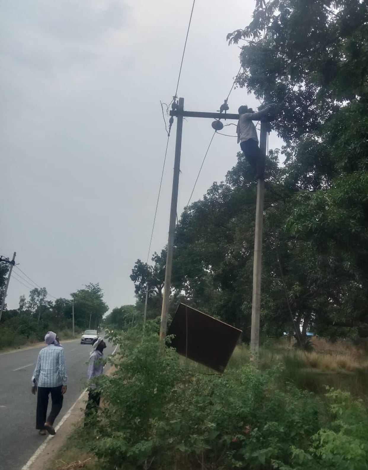 Fault caused by storm and rain, electricity remained disrupted for hours