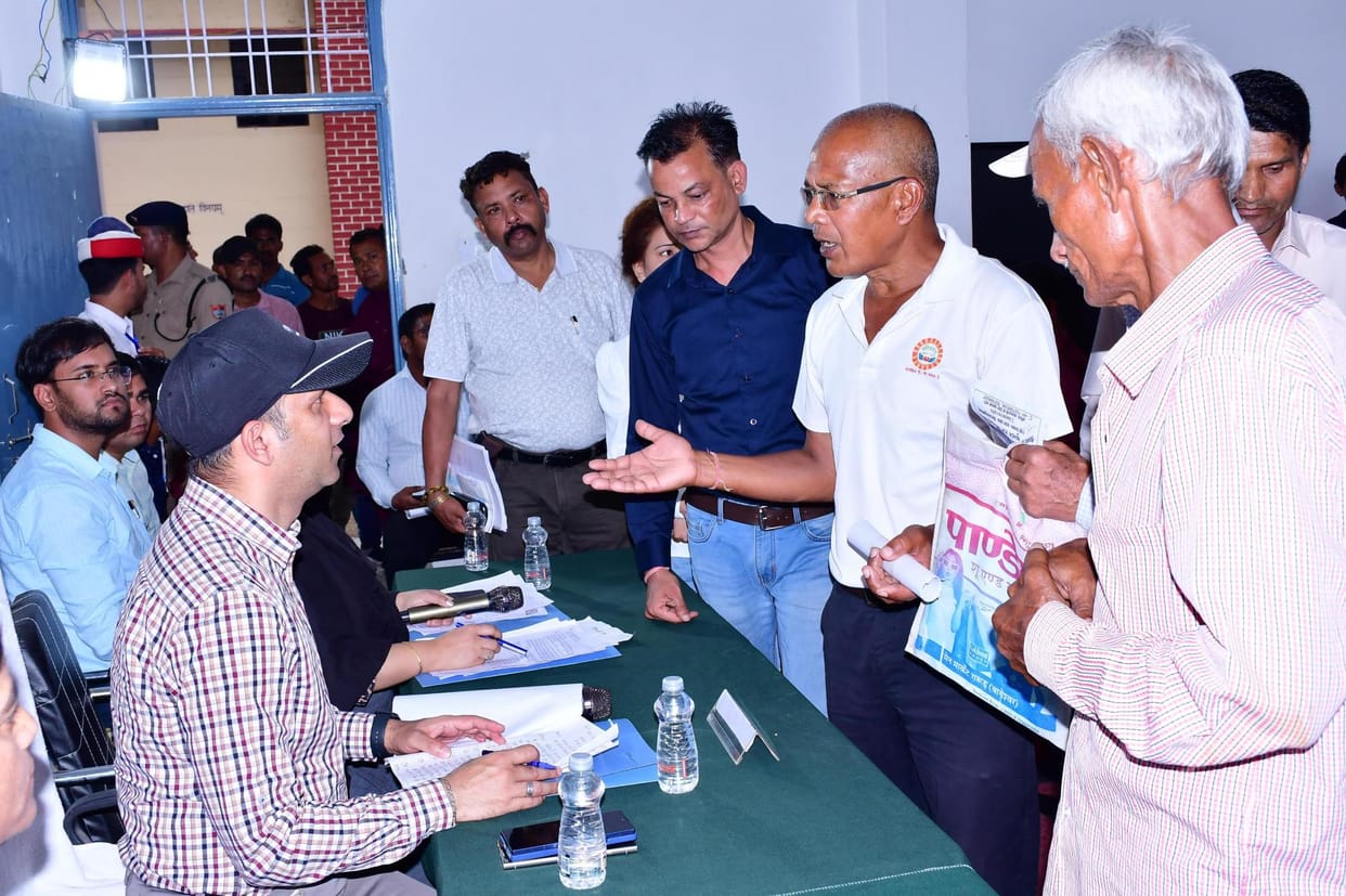 DM organized a night meeting and interacted with the villagers